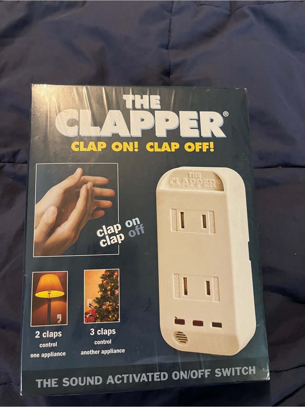The Clapper: clap on! Clap off!